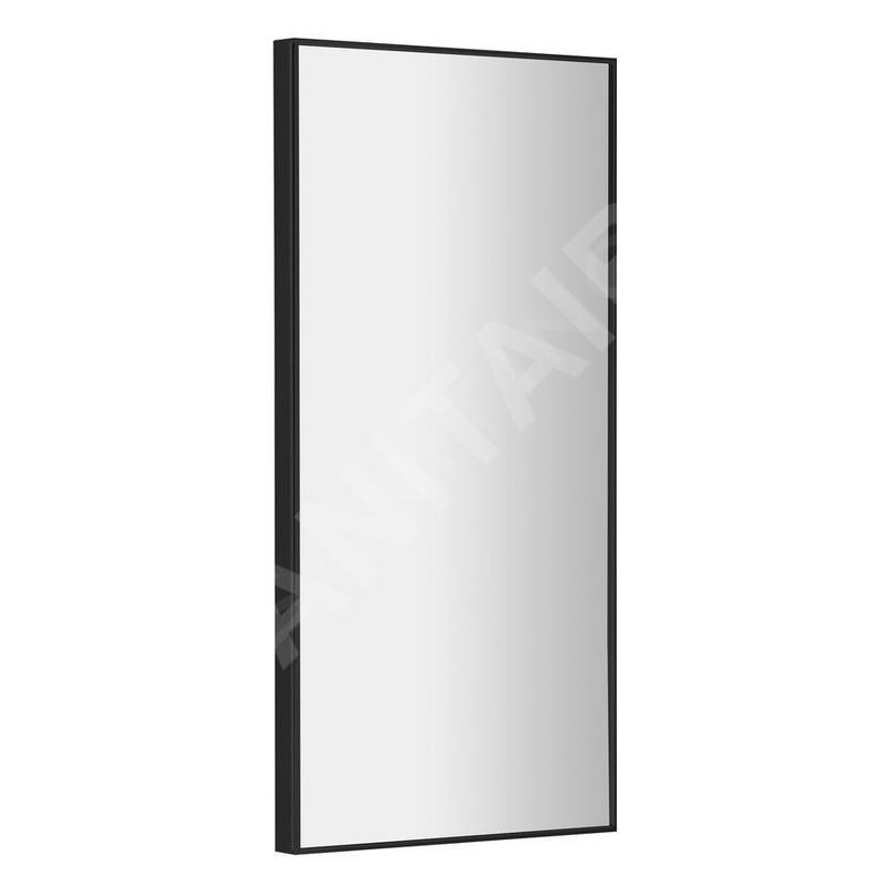 Sapho Miroirs - Miroir Arowana dans un cadre, 350x900 mm, noir mat AWB3590