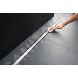 Geberit CleanLine - Conduit de douche en inox, 60, 300-1300 mm, pour carrelage fin 154.459.00.1