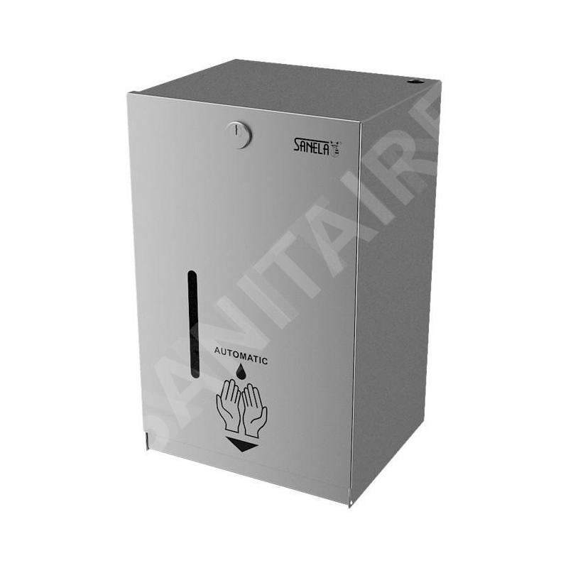 Sanela Distributeurs en inox - Distributeur de désinfectant sans contact, inox SLZN 59E