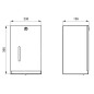 Sanela Distributeurs en inox - Distributeur de désinfectant sans contact, inox SLZN 59E