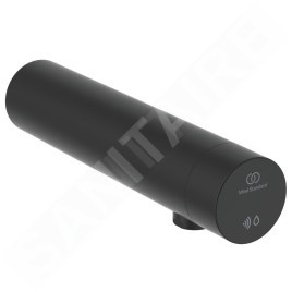 Ideal Standard SensorFlow - Mitigeur de lavabo à capteur sans mélangeur, alimentation secteur, noir satiné A7562XG