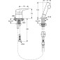 Ideal Standard CeraSprint - Mitigeur de lavabo type coiffeur, chrome A5727AA Ideal Standard CeraSprint - Mitigeur de lavabo type coiffeur, chrome A5727AA