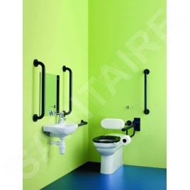 Ideal Standard Contour 21 - Barre d’appui, 450 mm, acier inox S6452MY
