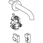 Geberit Piave - Mitigeur de lavabo thermostatique électronique encastré, longueur 170 mm, alimentation secteur, chrome Geberit Piave - Mitigeur de lavabo thermostatique électronique encastré, longueur 170 mm, alimentation secteur, chrome