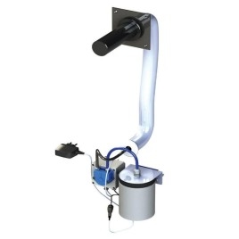 Sanela Distributeurs en inox - Distributeur de savon avec commande électronique, alimentation secteur, noir SLZN 83EV