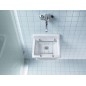 Duravit Starck 3 - Déversoir 480x425 mm, sans trou pour robinetterie, avec WonderGliss, blanc 03134800001