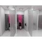 Sanela Accessoires en inox - Distributeur de papier toilette 290x100 mm, inox mat SLZN 37