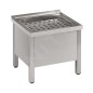 Sanela Vidoirs en inox - Vidoir sur pied 500x460 mm, inox SLVN 03