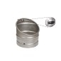 Sanela Urinoirs à capteur - Urinoir KEG avec rinçage automatique intégré, anti-vandalisme, alimentation 6V, inox SLPN 10EB Sanela Urinoirs à capteur - Urinoir KEG avec rinçage automatique intégré, anti-vandalisme, alimentation 6V, inox SLPN 10EB