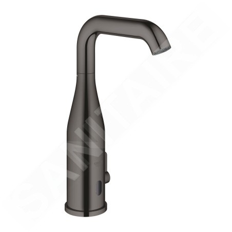 Grohe Essence E - Mitigeur de lavabo électronique infrarouge avec mélangeur et limiteur de température réglable, Hard Graphite