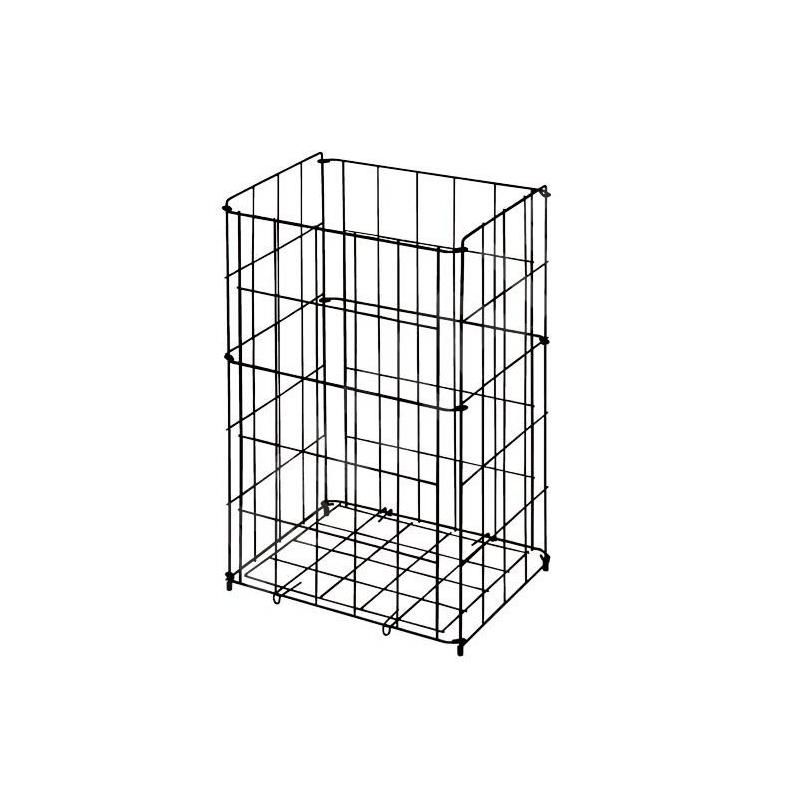 Sanela Paniers métalliques - Panier en fil de fer, 540x340x260 mm, acier / noir SLZN 42V