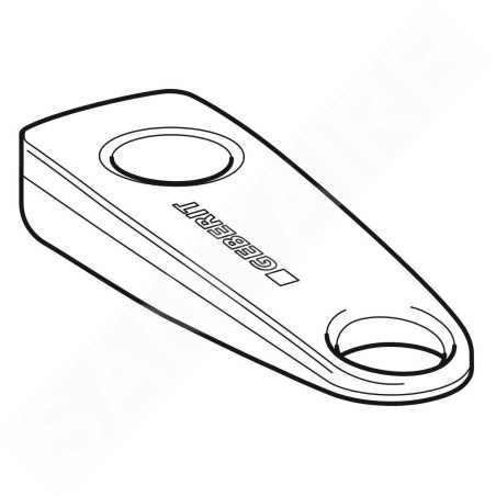 Geberit Accessoires - Commande d’entretien de l’équipement électronique 115.831.00.1