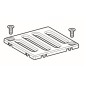 Geberit Accessoires - Grille inox pour le vidage par le sol, à visser 154.310.00.1