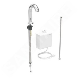 Geberit Piave - Mitigeur de lavabo électronique, sans mélangeur, alimentation par le réseau, chrome 116.161.21.1