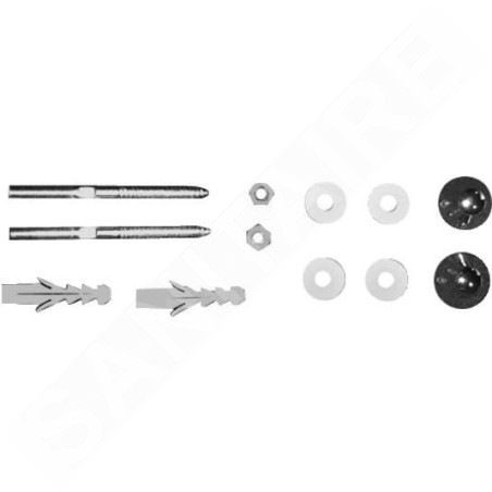 Duravit Duraplus - Fixation d’urinoir, chromé 0067131000