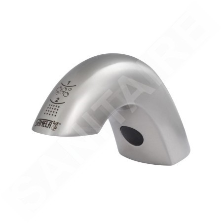 Sanela Robinet infrarouge - Mitigeur de lavabo automatique avec électronique ALS, alimentation réseau, inox SLU 45MD