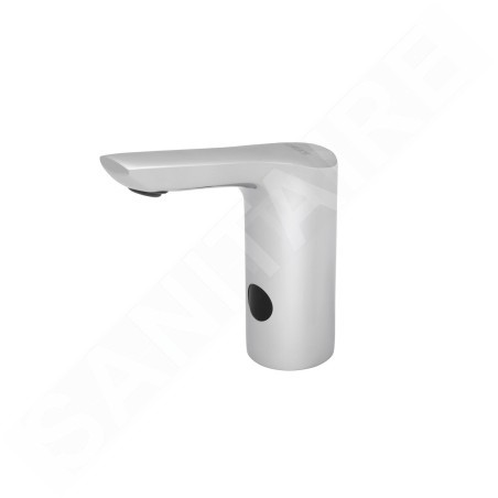 Sanela Robinet infrarouge - Mitigeur de lavabo automatique, alimentation depuis pile de 6V, chrome SLU 57B