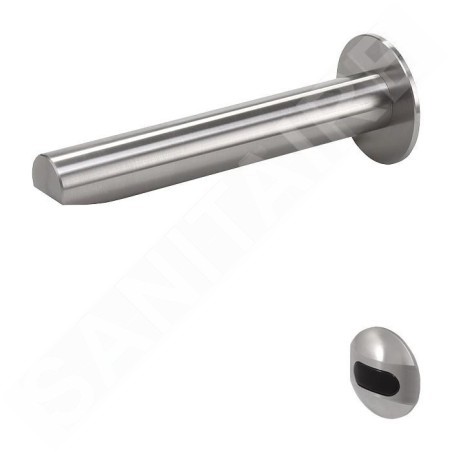 Sanela Robinet infrarouge - Set de mitigeur automatique, alimentation 230 V CA/24V CC, inox mat SLU 39X