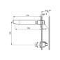 Sanela Robinet infrarouge - Set de mitigeur automatique, alimentation 230 V CA/24V CC, inox mat SLU 39X