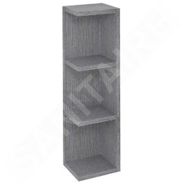 Sapho Riwa - Armoire à étagères ouverte 200x700x150 mm, chêne argenté RIW250-0011