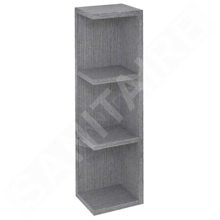 Sapho Riwa - Armoire à étagères ouverte 200x700x150 mm, chêne argenté RIW250-0011
