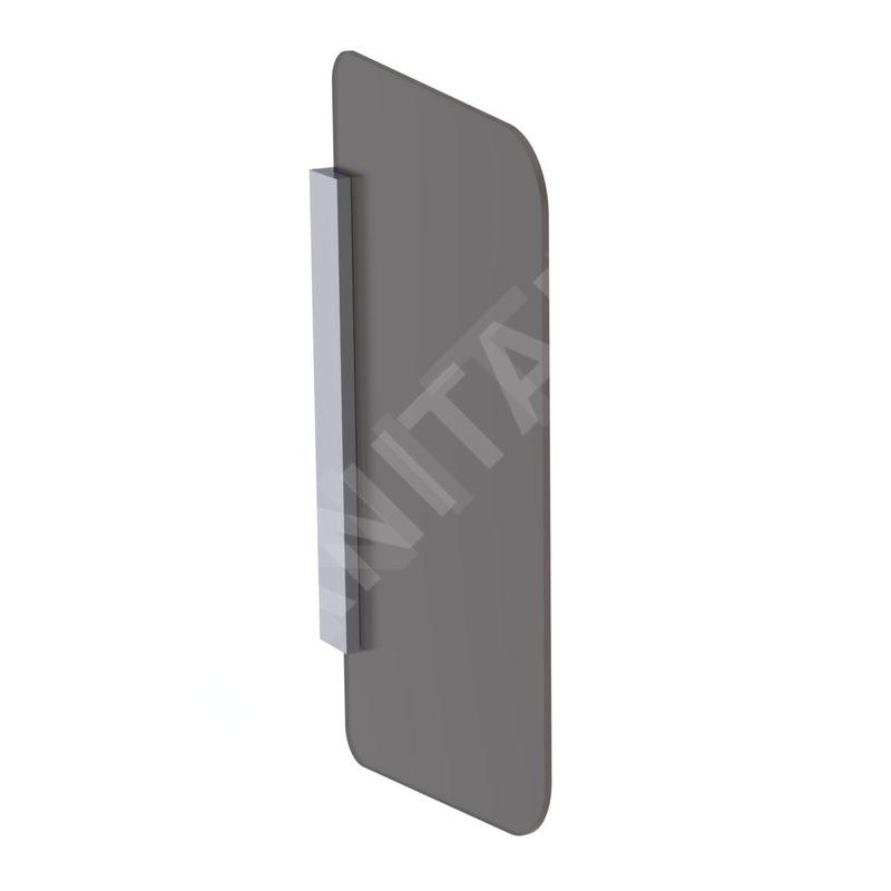 Geberit Accessoires - Paroi de séparation pour urinoir, verre brun 115.211.TF.1