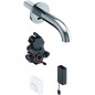 Geberit Piave - Mitigeur de lavabo électronique encastré, avec mélangeur, longueur : 220 mm, alimentation par le pile, chrome Geberit Piave - Mitigeur de lavabo électronique encastré, avec mélangeur, longueur : 220 mm, alimentation par le pile, chrome