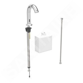 Geberit Piave - Mitigeur de lavabo électronique, sans mélangeur, alimentation par le pile, chrome 116.163.21.1