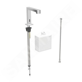 Geberit Brenta - Mitigeur de lavabo électronique, sans mélangeur, alimentation par le pile, chrome 116.173.21.1