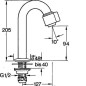 Hansa Nova - Robinet de lavabo, chrome 00918101