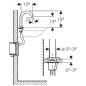 Geberit Piave - Mitigeur de lavabo électronique, avec mélangeur, alimentation par le réseau, chrome 116.182.21.1 Geberit Piave - Mitigeur de lavabo électronique, avec mélangeur, alimentation par le réseau, chrome 116.182.21.1