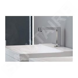 Geberit Brenta - Mitigeur de lavabo électronique, sans mélangeur, alimentation par le réseau, chrome 116.191.21.1