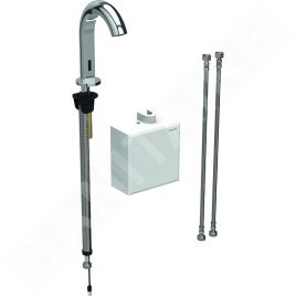 Geberit Piave - Mitigeur de lavabo électronique, avec mélangeur, alimentation par le générateur, chrome 116.166.21.1