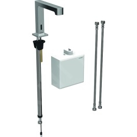 Geberit Brenta - Mitigeur de lavabo électronique, sans mélangeur, alimentation par le générateur, chrome 116.175.21.1