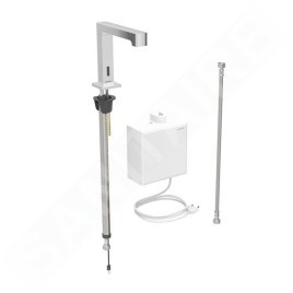 Geberit Brenta - Mitigeur de lavabo électronique, sans mélangeur, alimentation par le réseau, chrome 116.171.21.1