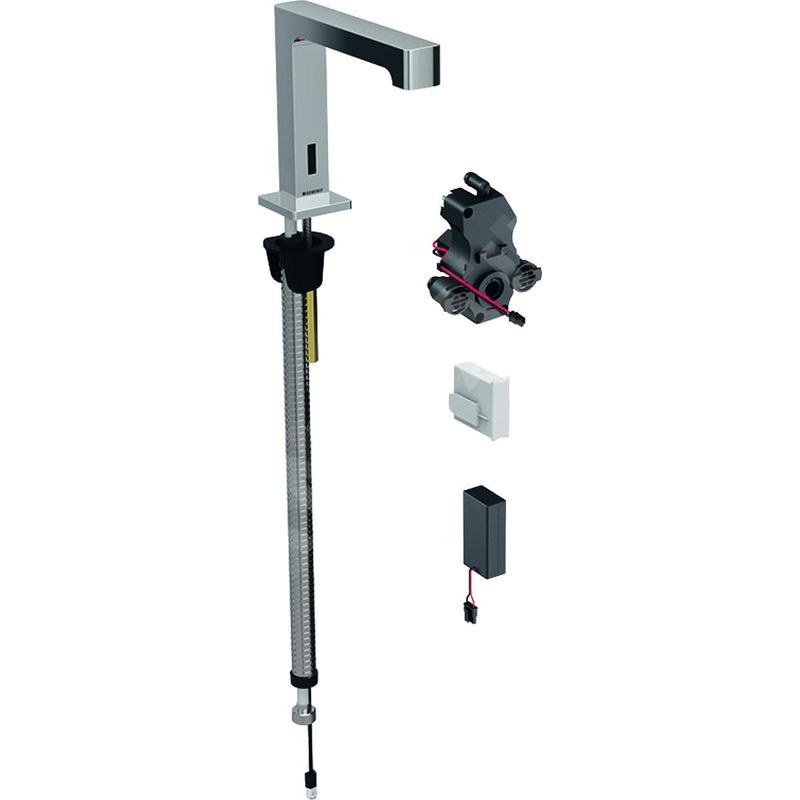 Geberit Brenta - Mitigeur de lavabo électronique, sans mélangeur, alimentation par le pile, chrome 116.193.21.1 Geberit Brenta - Mitigeur de lavabo électronique, sans mélangeur, alimentation par le pile, chrome 116.193.21.1