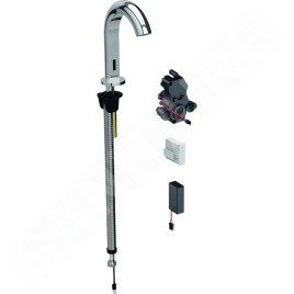 Geberit Piave - Mitigeur de lavabo électronique, avec mélangeur, alimentation par le pile, chrome 116.184.21.1