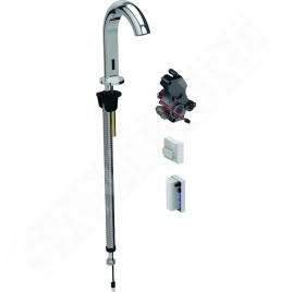 Geberit Piave - Mitigeur de lavabo électronique, avec mélangeur, alimentation par le générateur, chrome 116.186.21.1