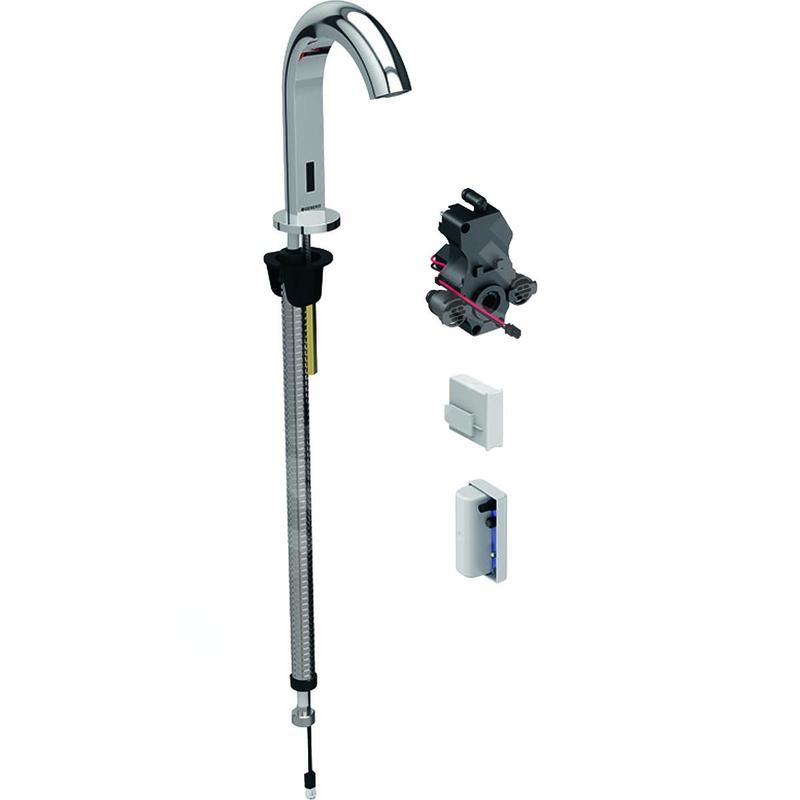 Geberit Piave - Mitigeur de lavabo électronique, avec mélangeur, alimentation par le générateur, chrome 116.186.21.1 Geberit Piave - Mitigeur de lavabo électronique, avec mélangeur, alimentation par le générateur, chrome 116.186.21.1