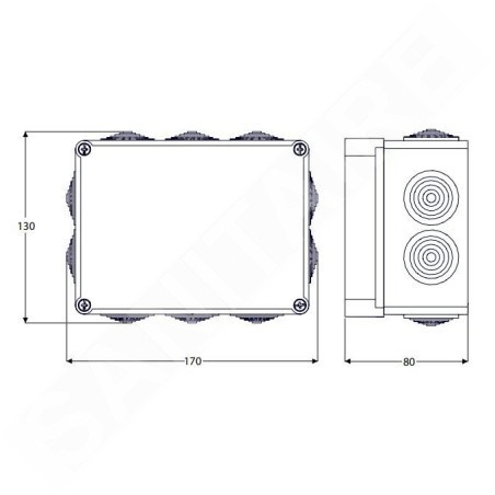 Sanela Sources d’alimentation - Source d'alimentation 230V AC/24V CC, 9 vannes SLZ 01Z