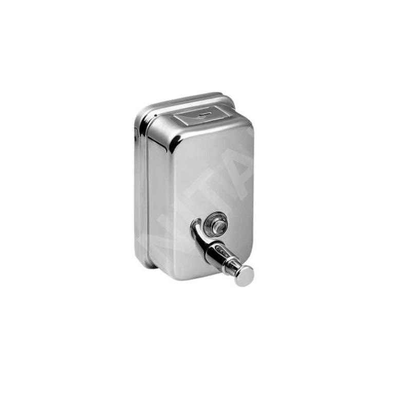 Sanela Accessoires en inox - Distributeur de savon liquide, volume de 1,2 l, inox brillant SLZN 05 Sanela Accessoires en inox - Distributeur de savon liquide, volume de 1,2 l, inox brillant SLZN 05