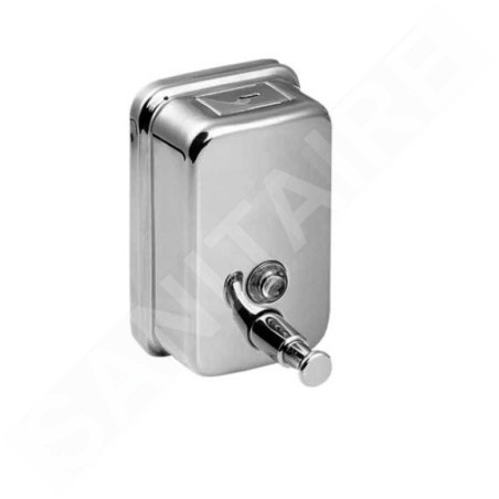 Sanela Accessoires en inox - Distributeur de savon liquide, volume de 1,2 l, inox brillant SLZN 05