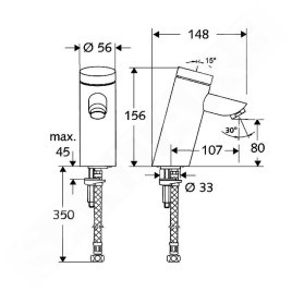 Schell Puris SC - Soupape de pression à fermeture automatique, pour l'eau froide, chrome 021100699