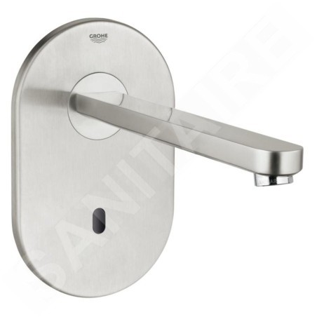 Grohe Eurosmart Cosmopolitan E - Mitigeur de lavabo électronique encastré, inox brossé 36334SD0