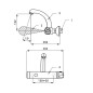 Sanela Robinet infrarouge - Mitigeur thermostatique de lavabo, lavabo 230 V CA/24V CC, inox SLU 25 Sanela Robinet infrarouge - Mitigeur thermostatique de lavabo, lavabo 230 V CA/24V CC, inox SLU 25