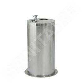 Sanela Fontaines à boire en inox - Fontaine à boire à poser sur sol 660 mm, inox SLUN 23M