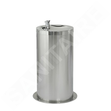 Sanela Fontaines à boire en inox - Fontaine à boire à poser sur sol 660 mm, inox SLUN 23M