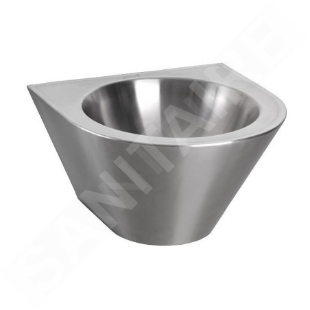 Sanela Lavabos en inox - Lavabo conique 320 mm, anti-vandalisme, inox SLUN 58