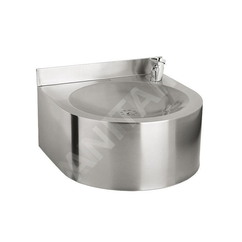 Sanela Fontaines à boire en inox - Fontaine à boire à suspendre 350x350 mm, inox SLUN 62