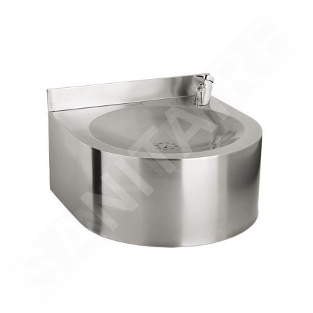 Sanela Fontaines à boire en inox - Fontaine à boire à suspendre 350x350 mm, inox SLUN 62